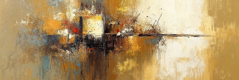 Abstraktes Gold von Wunderbare Kunst