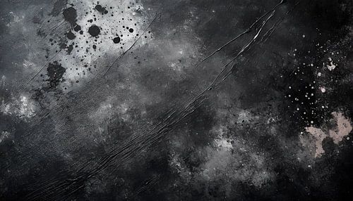 Painting with black and white
