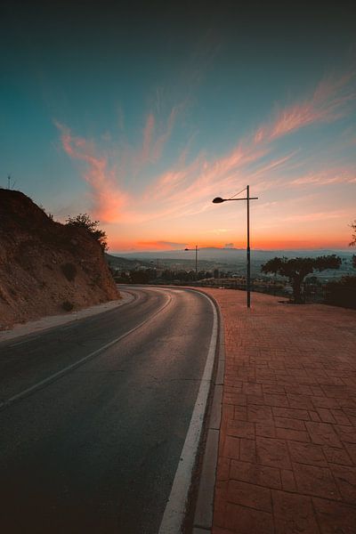 Almeria zonsondergang van Andy Troy