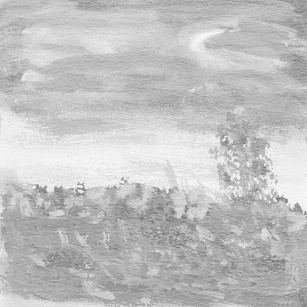 EH PAINTING ART 1989* #0471 Landschaft Original von Willem Hartgers