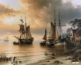 sailing ships / sailing boats by Gelissen Artworks