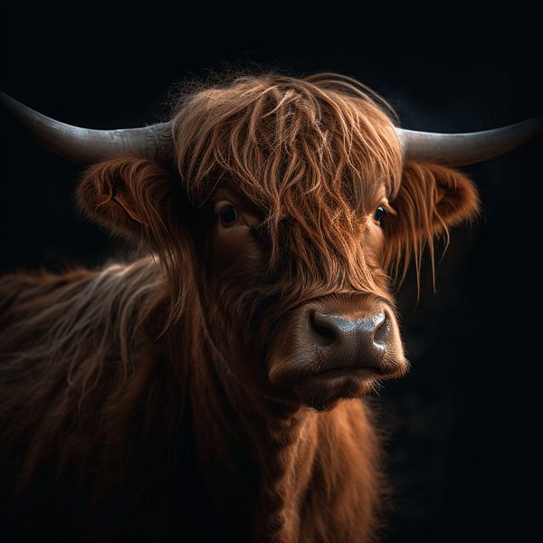 Horns of Wisdom: The Magic of the Scottish Highlander by AIstatic
