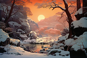 Schnee im Winter