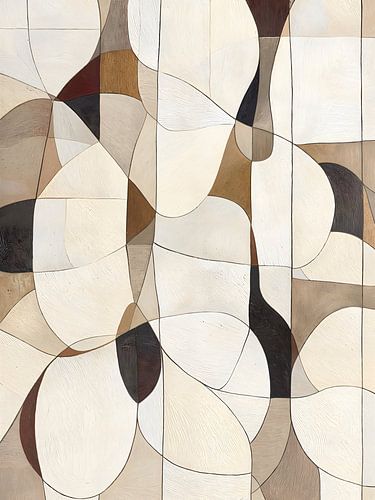 Motif géométrique abstrait et neutre