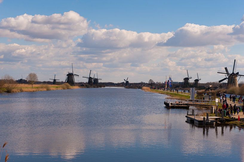 Kinderdijk Holland World Heritage van Brian Morgan