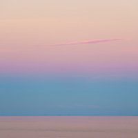 Sunset over the sea