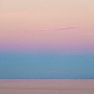 Coucher de soleil sur la mer