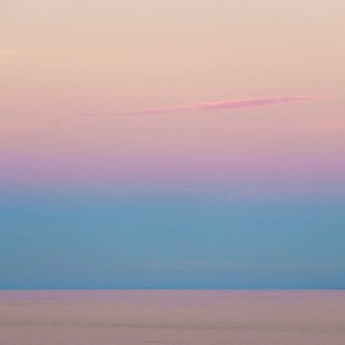 Zonsondergang over de zee