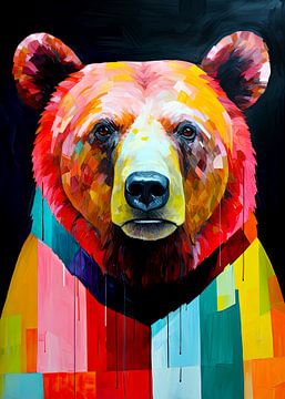 Art animalier de l'ours #bear sur JBJart Justyna Jaszke
