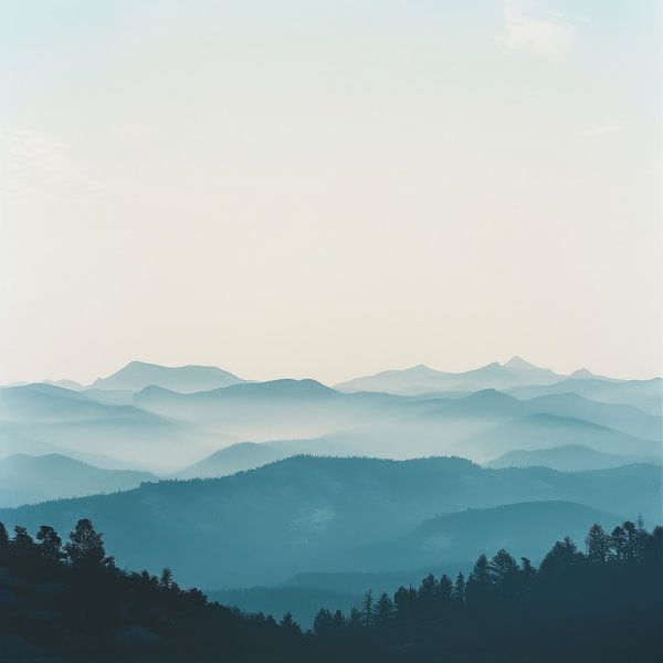 Bergen Berglandschap van Poster Art Shop