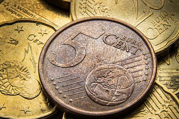 Fünf-Cent-Münze, wer das Kleine nicht ehrt. von Dennis Lantinga