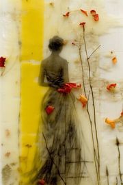 Botanical portrait with a weathered look by Carla Van Iersel