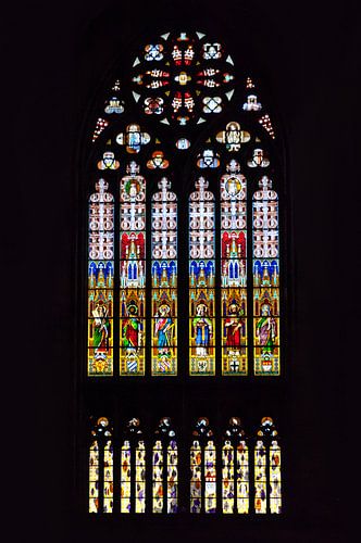Dom van Keulen  Glas in lood raam   Nordquerhaus Fenster