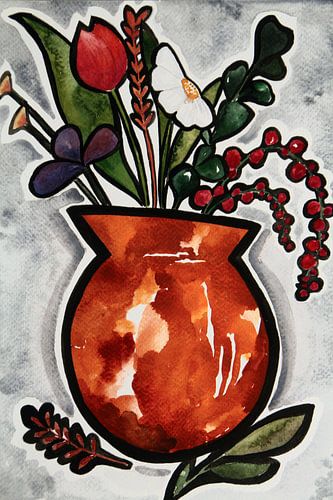 Abstract colorful stillife