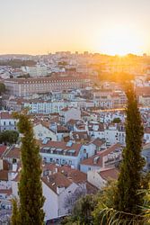 Stunning sunset views of Lisbon