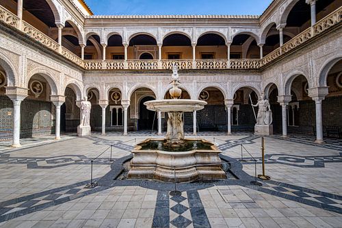 Binnenplaats van het Casa de Pilatos in Sevilla