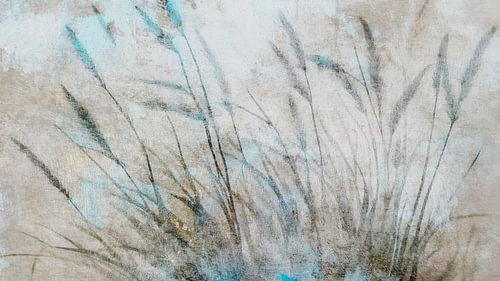 Gras Wiese - Moderne natuurexpressionist