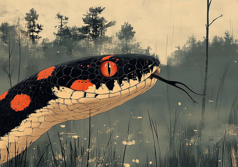 L'aura mystérieuse du serpent par Niklas Maximilian