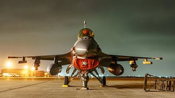 An F-16 from the Oklahoma Air National Guard. by Jaap van den Berg