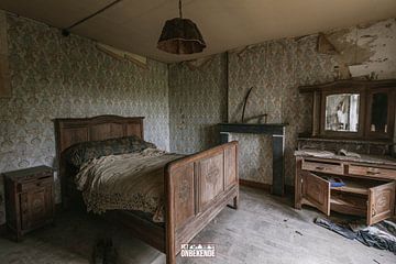 Oude slaapkamer. van Het Onbekende