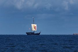 Cogge hanséatique faisant route vers Wismar sur Detlef Schöler Fotografie