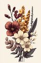Vintage botanical floral illustration by Imperial Art House thumbnail