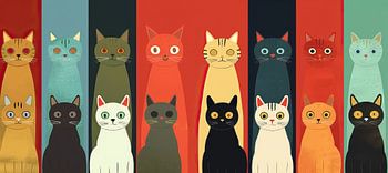 Schilderij Kat | Schilderij Poes