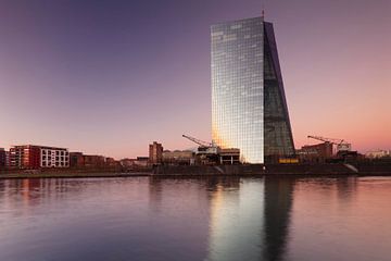 Europese Centrale Bank, Frankfurt, Hessen, Duitsland van Markus Lange