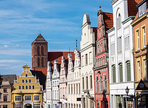 Altstadt von Wismar in Mecklenburg-Vorpommern