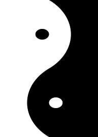 Yin und Yang – Vertikalität von Art Kingdom