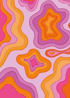 Ombre groovy abstraite