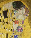 Der Kuss, Gustav Klimt von Details of the Masters Miniaturansicht