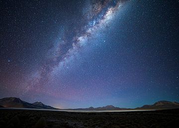 Milky Way over the Salar the Surire (2) by Lennart Verheuvel