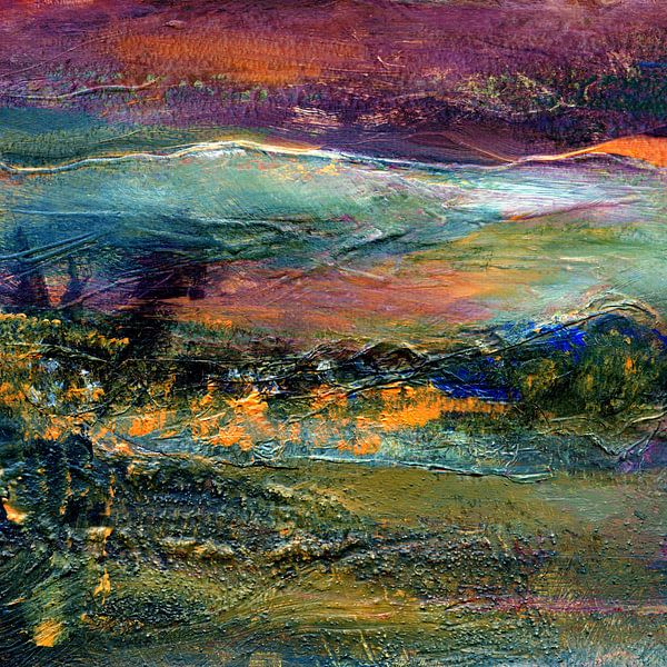 dark land blue 1 by Claudia Gründler
