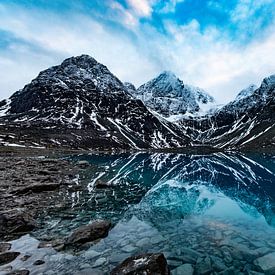 Blåisvatnet (Blauer See), Norwegen von Harald Stein