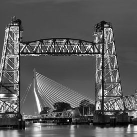 Rotterdam, Koningshavenbrug, De Hef,  Erasmus brug, De Zwaan. van Arjen Heijjer