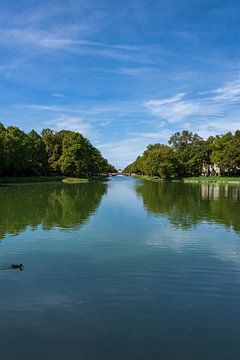 Nymphenburgkanaal in München van Peter Baier