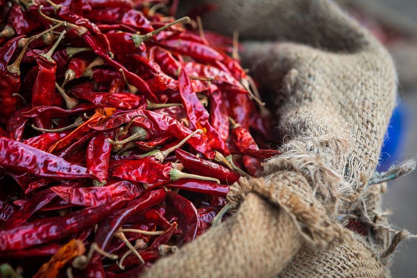 Red peppers by Sylvia Fransen