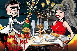 Wine a bit, you'll feel better by ATLJ Vormgeving