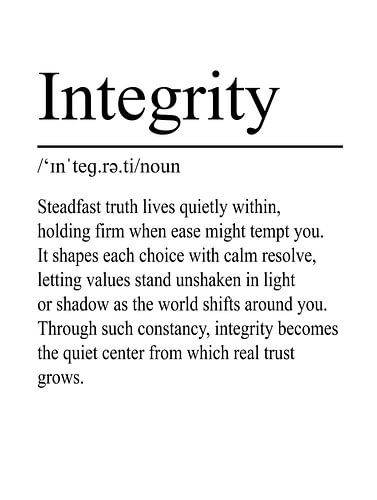 Integrity Definition – Weiß