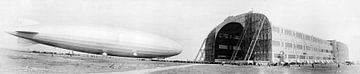 Panorama van Zeppelin USS Los Angeles ( ZR-3 ) 1924 van Atelier Liesjes