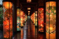 Malerische japanische Skulpturengalerie