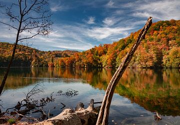 Les lacs de Plitvice et les chutes d'eau en automne sur Alex Neumayer