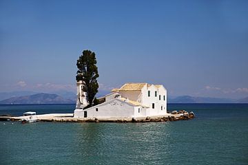 Klooster op Corfu van Elly Damen