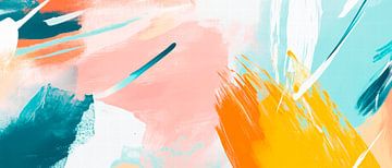Colour explosion in acrylic - Modern design by Poster Art Shop