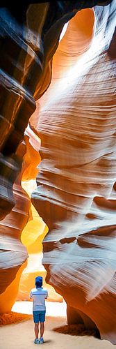 L'entree de Upper Antelope Canyon