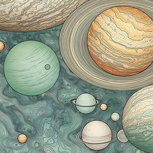 Gemälde Ethereal Serenade | Stille Malerei