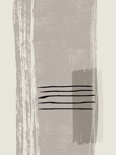 Abstrakt mit geometrischen Flächen und Linien in Erdfarben