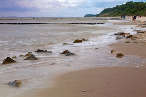 Oostzee - Op het strand van Kölpinsee (Usedom-eiland)