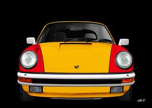 Porsche 911 Carrera 3.2 Cabrio in tri-color